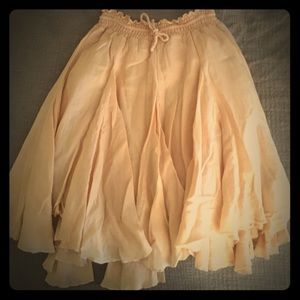 Fun beachy Yellow Skirt
